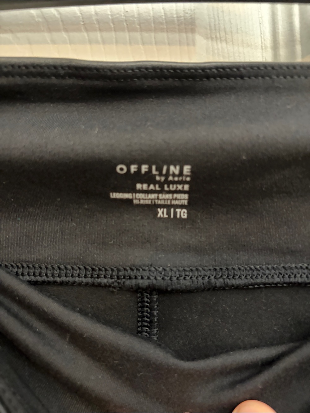 aerie Black High-Rise Leggings - Offline Real Luxe - Picture 2 of 3